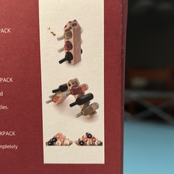 WINE GIFT BOX/WINE RACK NWT - Picture 6 of 8